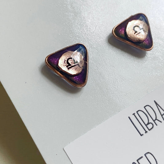 Zodiac Star Sign Earrings | Libra