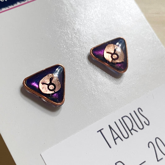 Zodiac Star Sign Earrings | Taurus