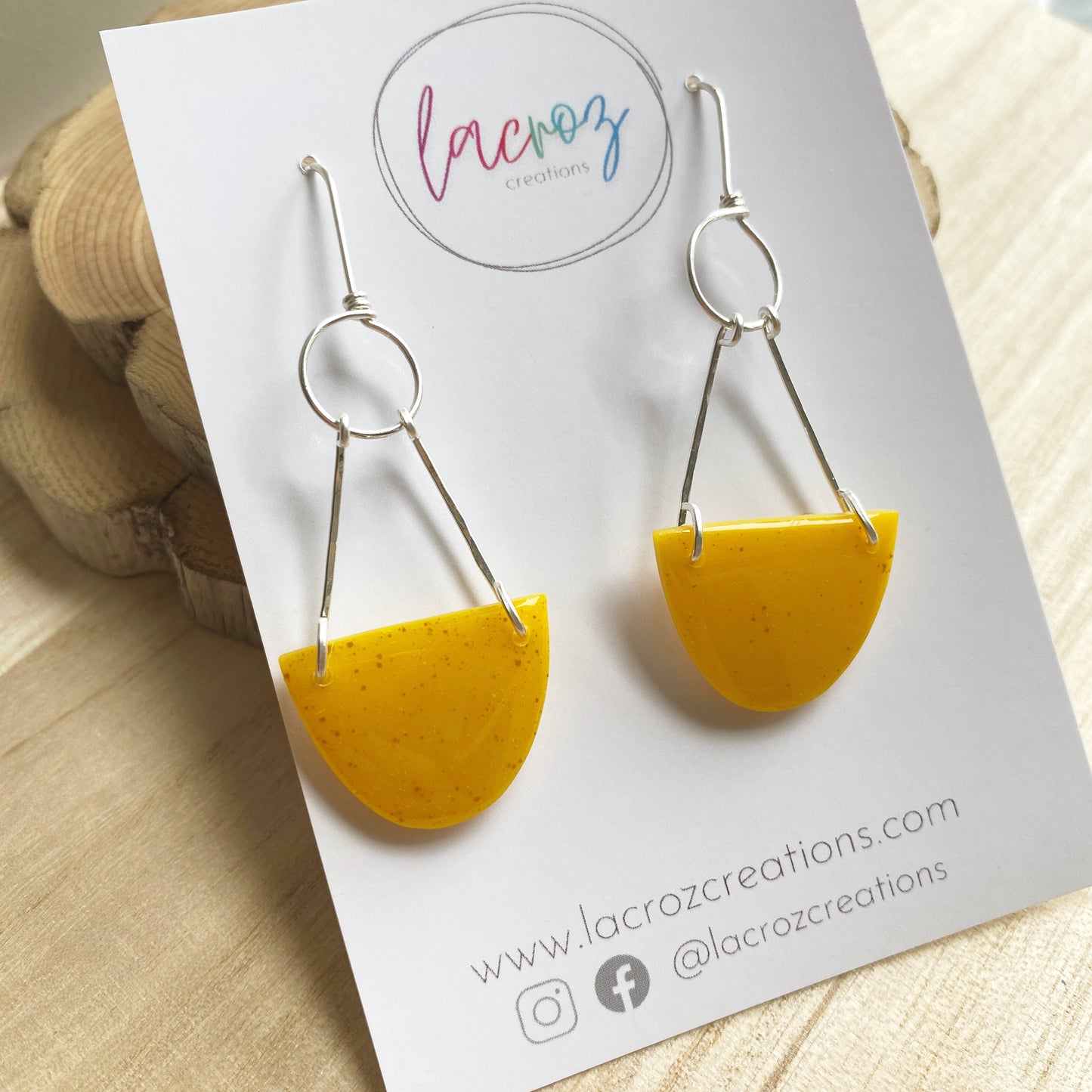 Iris | Mustard Yellow Dangles