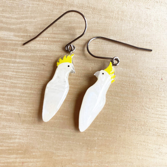 Lacroz Creations Earrings Mini Cockatoos