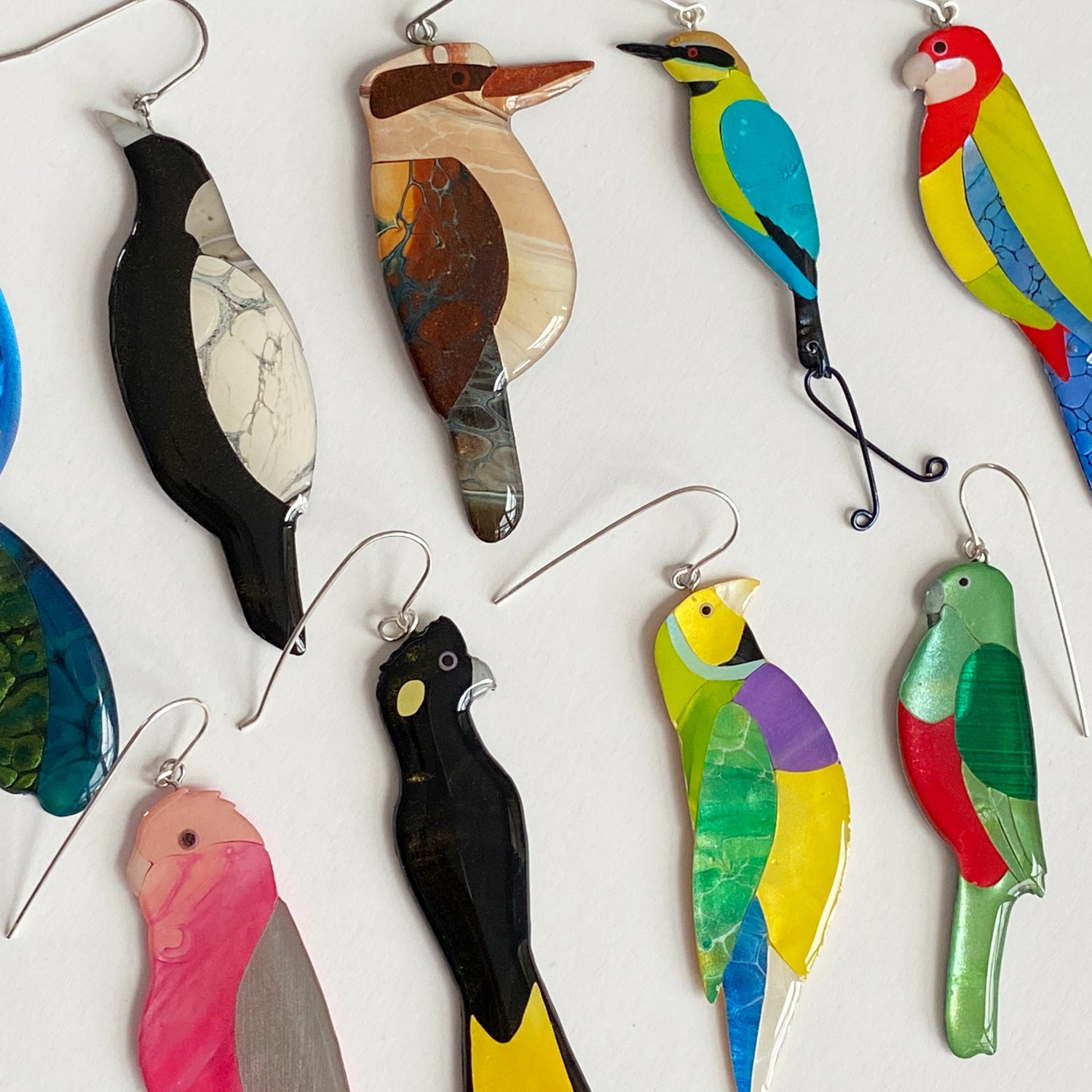 Bird Earrings - grand size