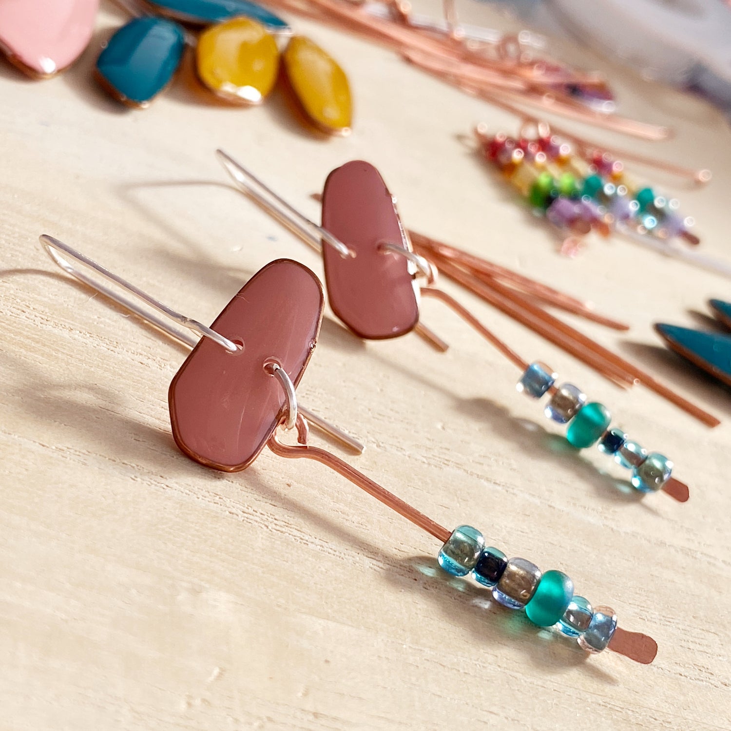 Beaded Drop Earrings