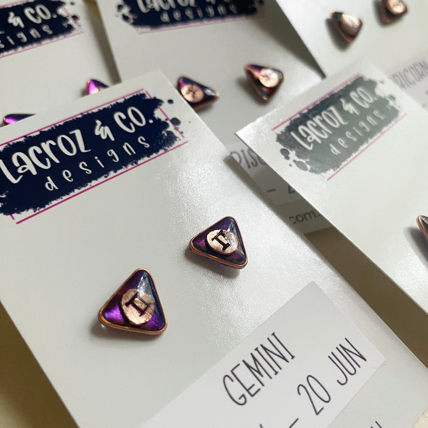 Zodiac Star Sign Earrings