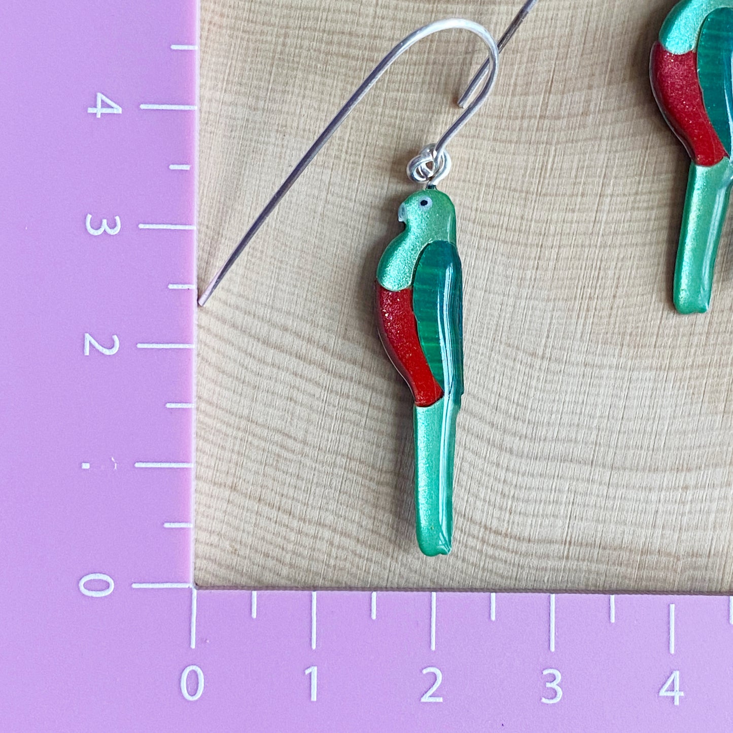King Parrot Earrings | mini Size