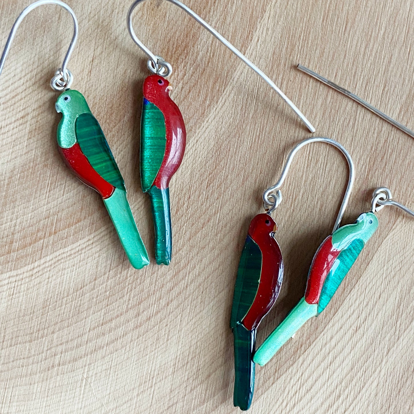 King Parrot Earrings | mini Size