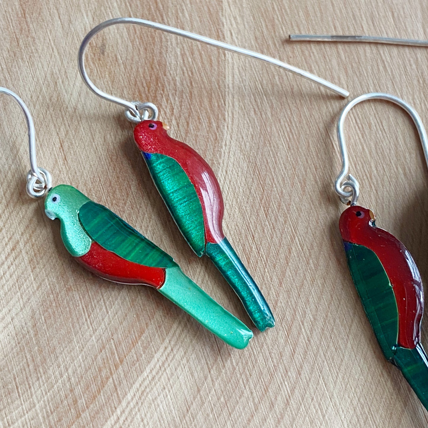 King Parrot Earrings | mini Size