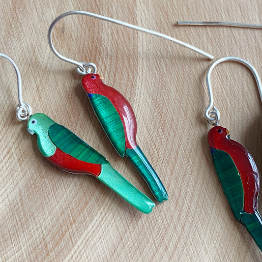 King Parrot Earrings | mini Size