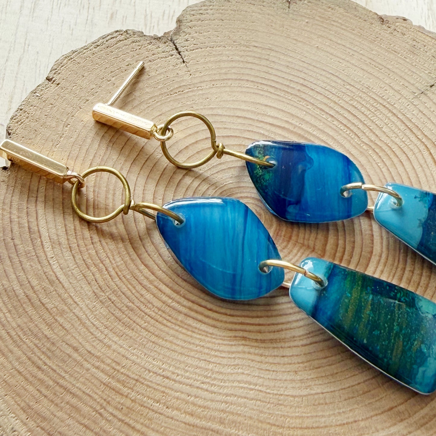 Amalfi | Dangle Earrings | Blue