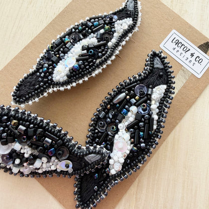 Magpie | Beaded Brooch