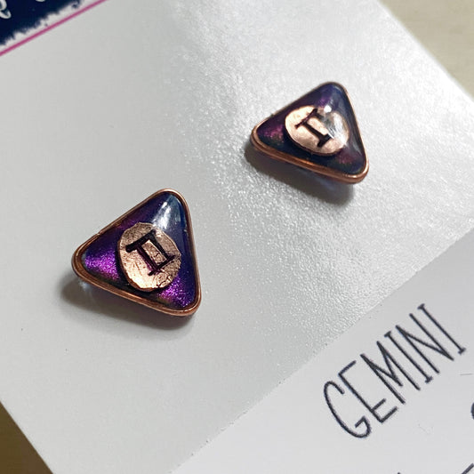 Zodiac Star Sign Earrings | Gemini