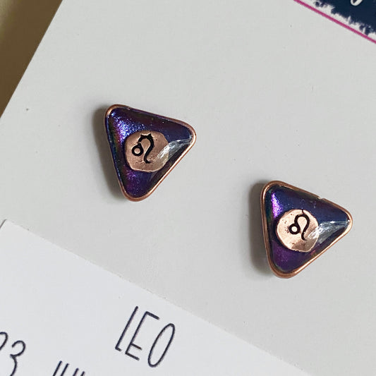 Zodiac Star Sign Earrings | Leo