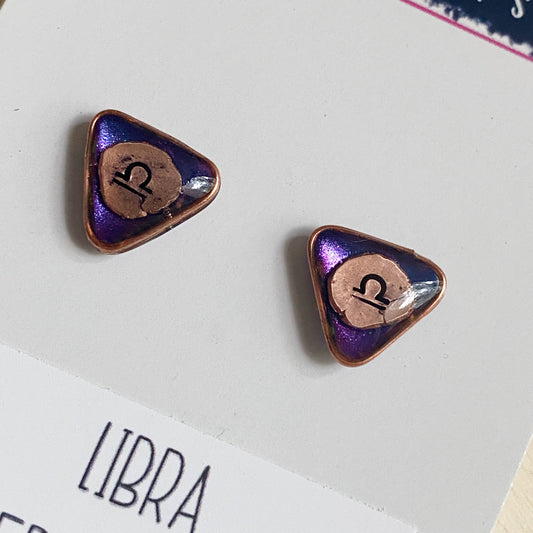 Zodiac Star Sign Earrings | Libra