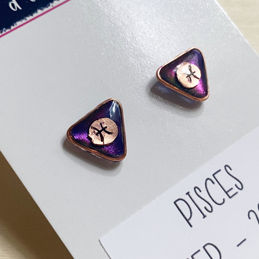 Zodiac Star Sign Earrings | Pisces