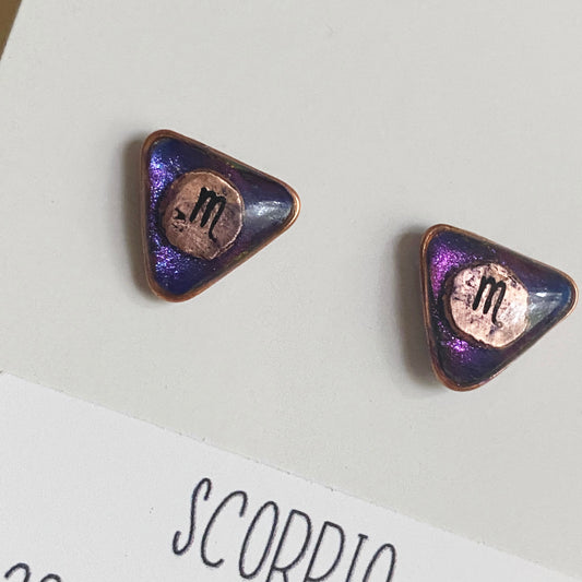 Zodiac Star Sign Earrings | Scorpio