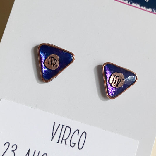 Zodiac Star Sign Earrings | Virgo