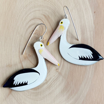 Pelican Earrings | grand size