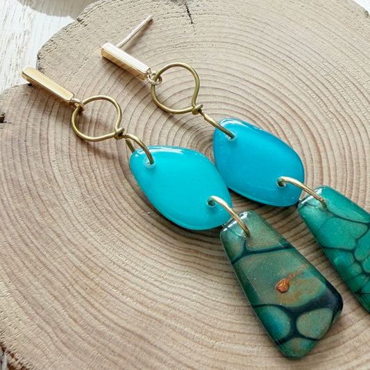 Amalfi | Dangle Earrings | Turquoise