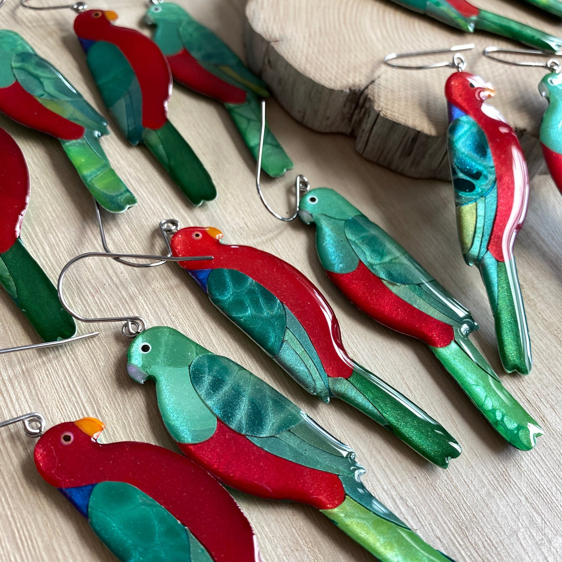 Lacroz Creations Earrings Australian King Parrot Earrings