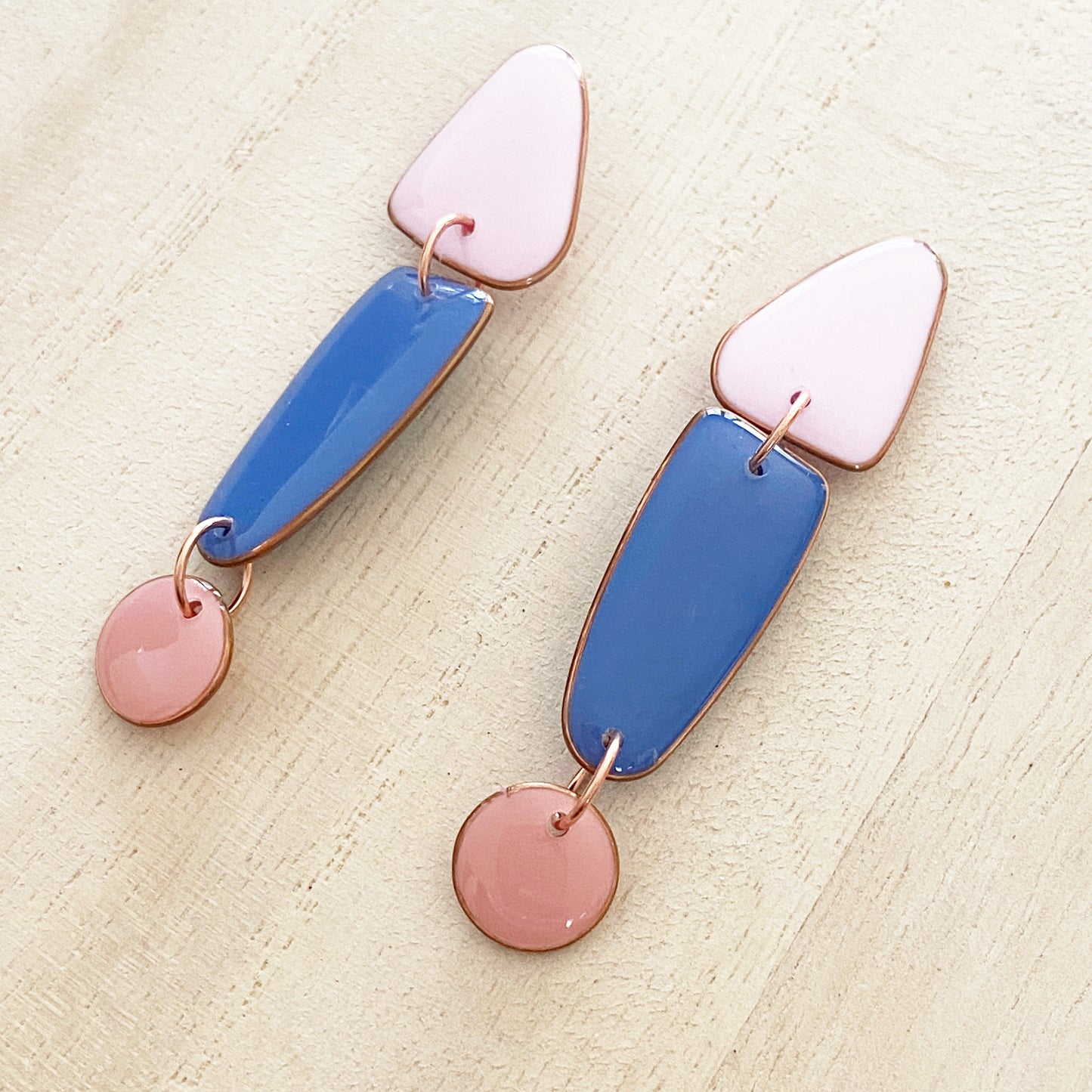 Amalfi | Pink & Blue Earrings