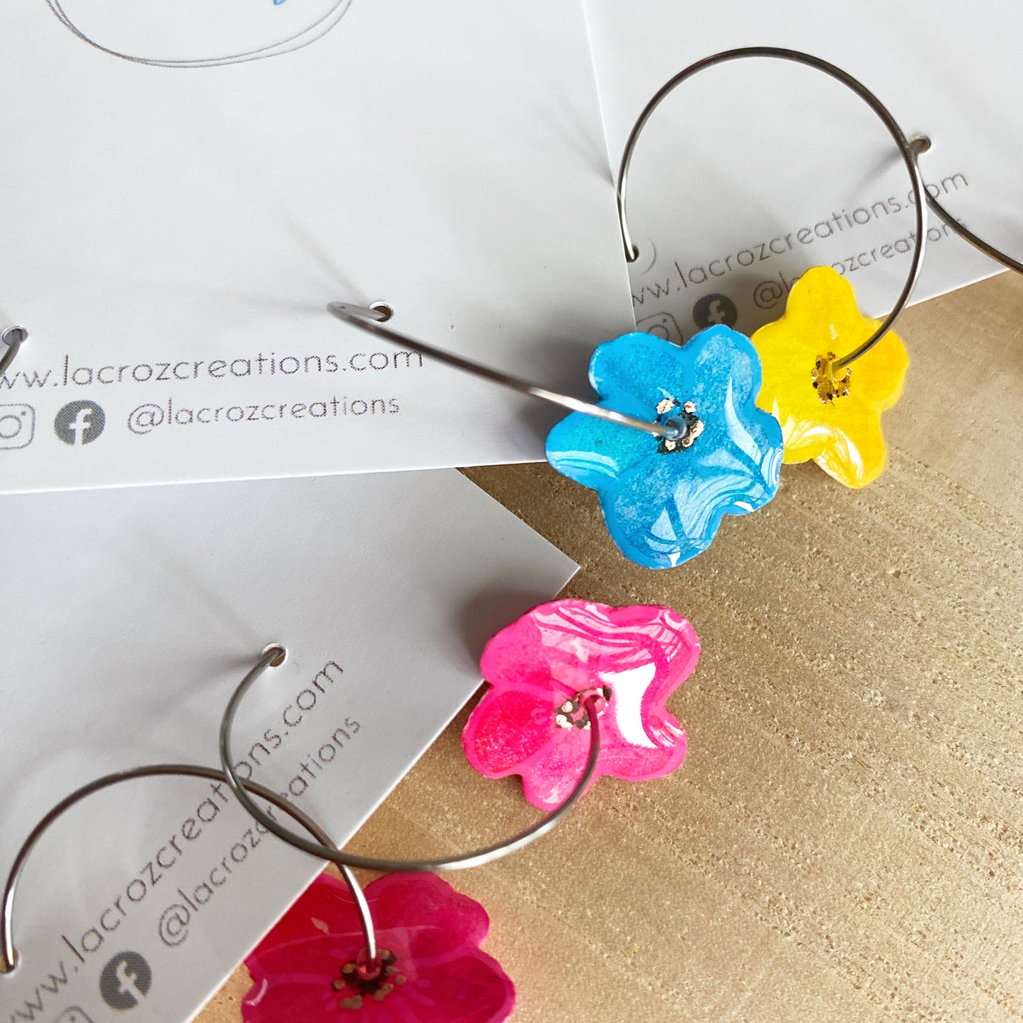 Floral Blooms | Hoop Earrings - Mini